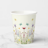 Wildblume-Party-Papiertasse Pappbecher (Links)