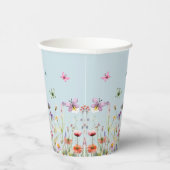 Wildblume-Party-Papiertasse Pappbecher (Rechts)