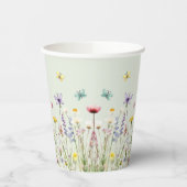 Wildblume-Party-Papiertasse Pappbecher (Links)