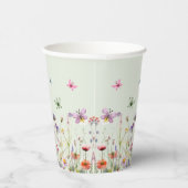 Wildblume-Party-Papiertasse Pappbecher (Rechts)