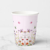 Wildblume-Party-Papiertasse Pappbecher (Rechts)