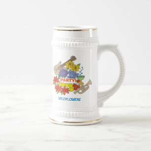 Wildblume-Party-Tasse Bierglas