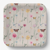 Wildblume Party Teller (Vorderseite)