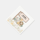 Wildblume Party Tier Geburtstagspartei Serviette (Ecke)