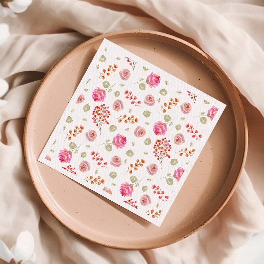 Wildblume Pattern Baby Dusche Serviette