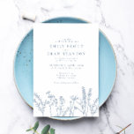 Wildblume Periwinkle Wedding Einladung<br><div class="desc">Wildblume Periwinkle Wedding Einladung</div>
