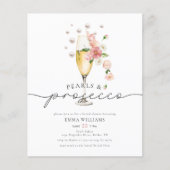WILDBLUME Perlen und Prosecco-Brautparty Flyer (Vorne)