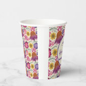 Wildblume Personalisiert Garden Babydusche Pappbecher (Rechts)