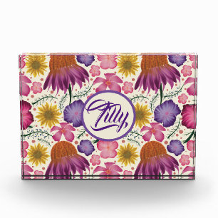 Wildblume Personalisiert Garden Fotoblock