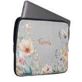 Wildblume Personalisiert Laptopschutzhülle (Vorne Rechts)