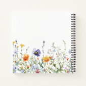 Wildblume Personalisiert Notizblock (Rückseite)