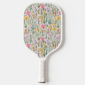 Wildblume Personalisiert Pickleball Paddel Pickleball Schläger (Rückseite)