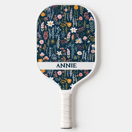 Wildblume Personalisiert Pickleball Paddel Pickleball Schläger (Vorderseite)