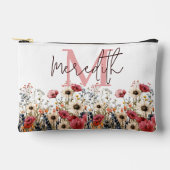 Wildblume personalisiert zubehörtasche (Vorderseite)