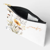 Wildblume Personalisiert Zubehörtasche (Offen)