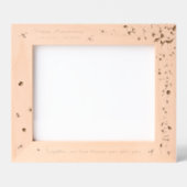 Wildblume | Personalisierter Jahrestag Geätzte Rahmen (Vorderseite)