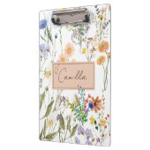 Wildblume Personalisiertes Journal, benutzerdefini Klemmbrett (Links)