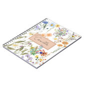 Wildblume Personalisiertes Journal, benutzerdefini Notizblock (Linke Seite)