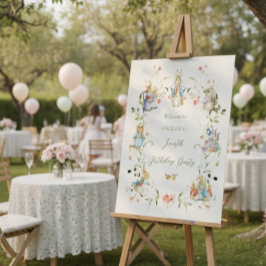 Wildblume Peter der Rabbit Geburtstagsparty Willko Poster