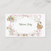 Wildblume Peter die Kaninchenbücher für Baby Begleitkarte (Rückseite)