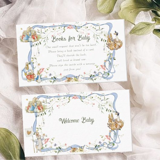 Wildblume Peter die Kaninchenbücher für Baby Begleitkarte