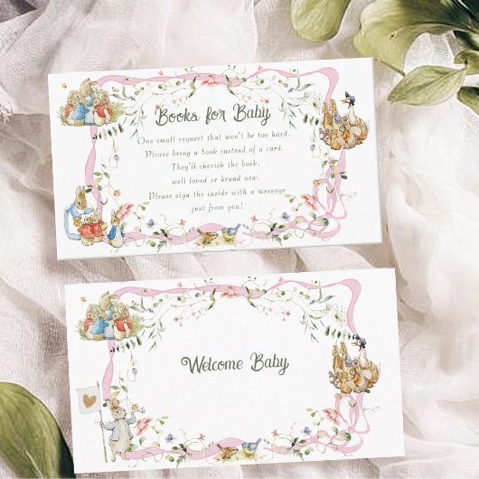 Wildblume Peter die Kaninchenbücher für Baby Begleitkarte