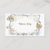 Wildblume Peter die Kaninchenbücher für Baby Begleitkarte (Rückseite)