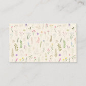 Wildblume Peter die Kaninchenbücher für Baby Begleitkarte (Rückseite)