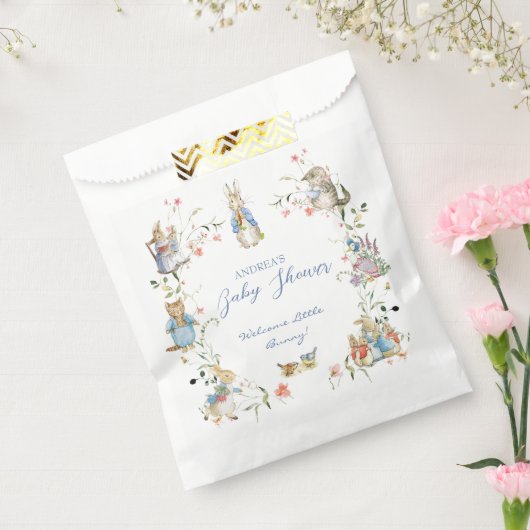 Wildblume Peter die Rabbit Babydusche Geschenktütchen (Versiegelt)