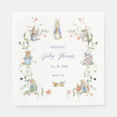 Wildblume Peter vom Kaninchenpapier Napkin Serviette (Vorderseite)
