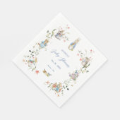 Wildblume Peter vom Kaninchenpapier Napkin Serviette (Ecke)