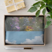 Wildblume-Pferdegewebe Seidenpapier (Geschenk)