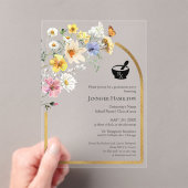 Wildblume Pharmacy School Graduation Party Foto Acryleinladungen (Insitu (Handheld))