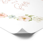 Wildblume Pink Bow Baby Girls Bücher & Geschenke U Poster (Ecke)