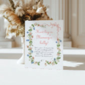 Wildblume Pink Bow Wie groß ist Mama's Bauch Poster