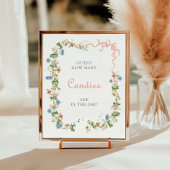 Wildblume Pink Bow Wie viele Candies im Jar Poster