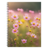 Wildblume Pink Daisies Notizblock (Vorderseite)