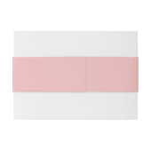 Wildblume Pink Elegante Hochzeitssuite Einladungsbanderole (Rückseitenbeispiel)