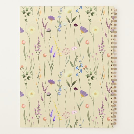 Wildblume-Planer Planer (Rückseite)