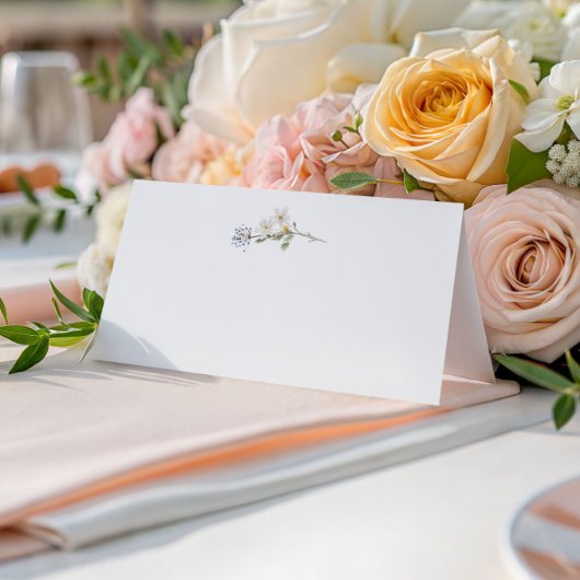 Wildblume Platzkarte