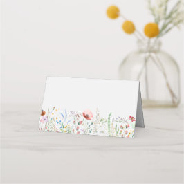 Wildblume Platzkarte