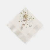 Wildblume Polterabend Napkins Serviette (Ecke)
