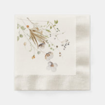 Wildblume Polterabend Napkins