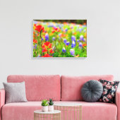 Wildblume Portrait auf Leinwand (Insitu (Wohnzimmer))