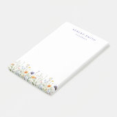 Wildblume Post-it Klebezettel (angewinkelt)