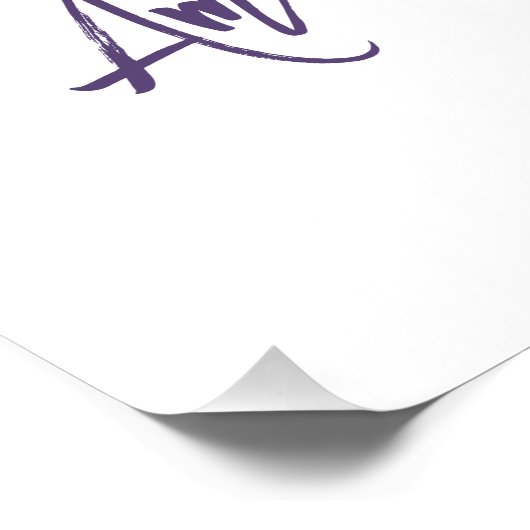 Wildblume Poster (Ecke)