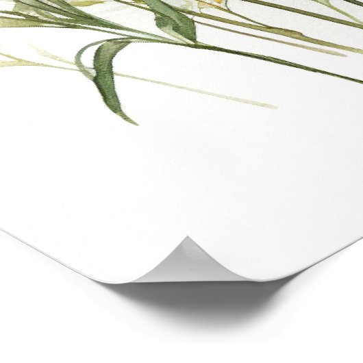 Wildblume Poster (Ecke)