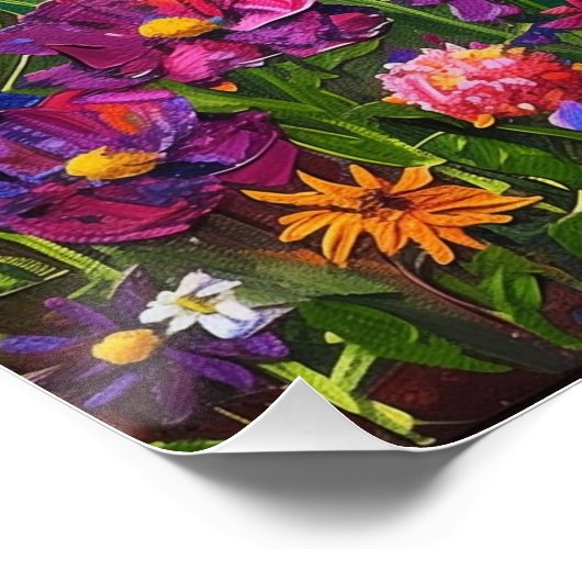 Wildblume Poster (Ecke)