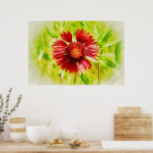 Wildblume-Poster Poster (Küche)