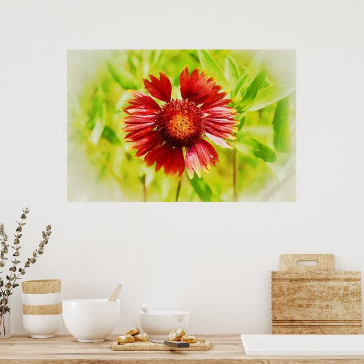 Wildblume-Poster Poster (Küche)